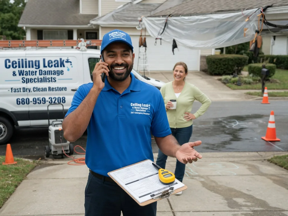 Ceiling Leak Cleanup Bradshaw, WV FAQs